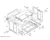 Схема №4 HEB78D721 с изображением Модуль управления, запрограммированный для плиты (духовки) Bosch 00707975