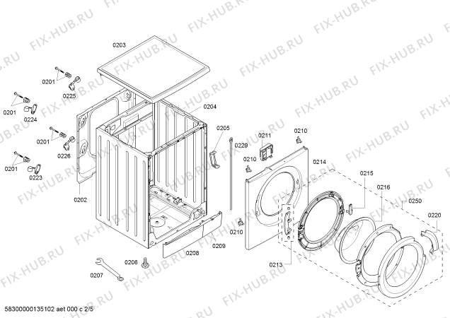 Схема №3 WM12S45AOE made in Germany 8kg advantiq S 12.45 с изображением Панель управления для стиралки Siemens 00671952