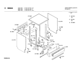 Схема №3 SMU52000 с изображением Цоколь для посудомойки Bosch 00027386