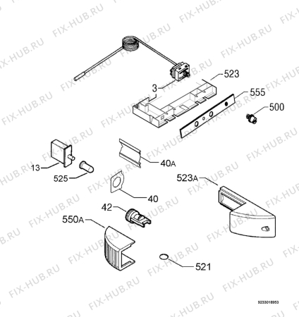 Взрыв-схема холодильника Aeg Electrolux SK88803-5I - Схема узла Diffusor