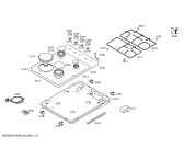 Схема №1 CA118250 с изображением Столешница для духового шкафа Bosch 00247089