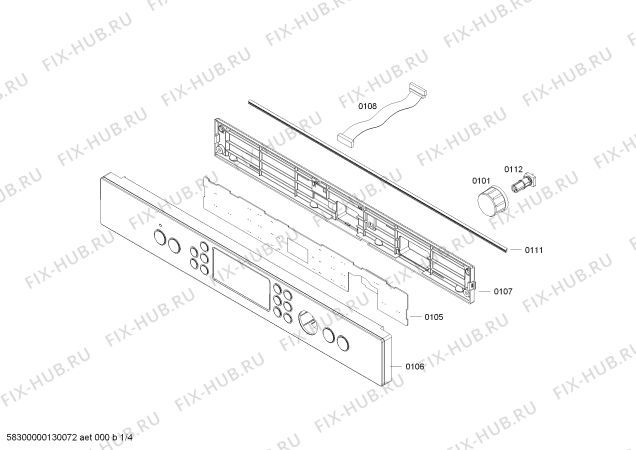 Схема №1 HMT85M650B с изображением Соединительный кабель для плиты (духовки) Bosch 00642743