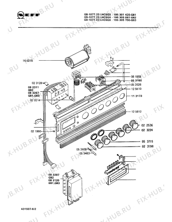 Схема №2 195301878 GB-1037.53LHCSG с изображением Мотор вентилятора для электропечи Bosch 00140258