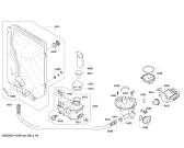 Схема №3 SMV50E50EU с изображением Передняя панель для посудомоечной машины Bosch 00677170