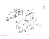 Схема №1 SGI45E12EU с изображением Панель управления для электропосудомоечной машины Bosch 00665372