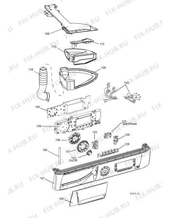 Схема №4 ARGD149KEU (F061359) с изображением Инструкция по обслуживанию для стиралки Indesit C00268803