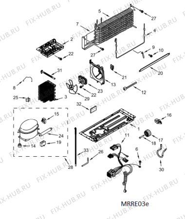 Схема №2 5WT519SFEW с изображением Шуруп для холодильника Whirlpool 482000099569