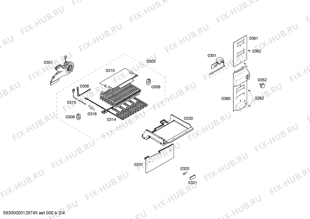 Схема №1 4KF10E60 с изображением Емкость для заморозки для холодильника Bosch 00477195