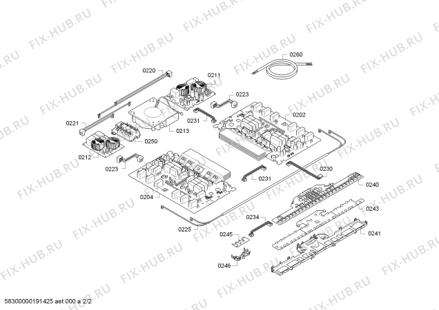 Схема №1 PXY601DE3E с изображением Стеклокерамика для духового шкафа Bosch 00775251