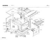 Схема №1 HE802226 с изображением Стеклянная полка для плиты (духовки) Siemens 00200509