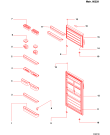 Схема №2 B450VLOWS (F022695) с изображением Дверца для холодильника Indesit C00074863