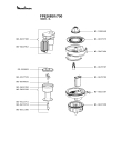 Схема №2 FP6268B1/700 с изображением Элемент корпуса для электрокомбайна Moulinex MS-5A13504