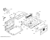 Схема №1 B4360W0FN с изображением Крышка для плиты (духовки) Bosch 00472991