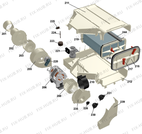 Взрыв-схема стиральной машины Gorenje T721 NO   -White (176984, TD22ANO) - Схема узла 02