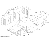 Схема №1 HEB76D651 с изображением Фронтальное стекло для плиты (духовки) Bosch 00689941