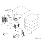 Схема №1 ZQA14031DV с изображением Держатель для холодильника Aeg 2238645044