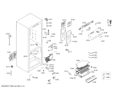 Схема №1 KGN53XI25A с изображением Уплотнитель двери для холодильной камеры Bosch 00247369