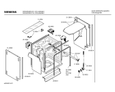 Схема №4 SE55A532EU с изображением Панель управления для посудомойки Siemens 00435534