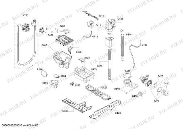 Схема №3 WDU28540EU с изображением Панель управления для стиралки Bosch 11025067