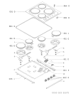 Схема №1 AKB 530/03-WH AKB 530/WH/03 с изображением Затычка для плиты (духовки) Whirlpool 481944238204