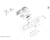 Схема №1 WM12E22WEP iQ300 с изображением Панель управления для стиралки Siemens 00705834