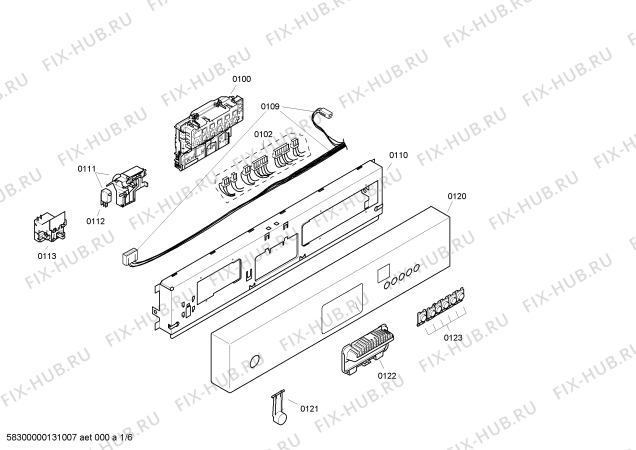 Схема №2 SF35A260 с изображением Декоративная рамка для посудомойки Siemens 00215875