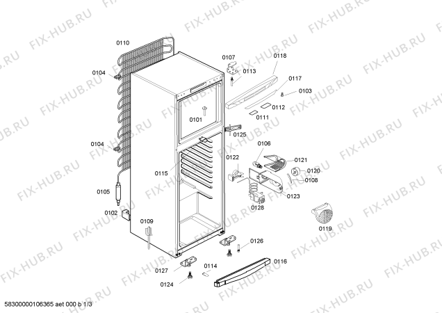 Схема №2 RSV425006J CONTINENTAL с изображением Крышка для холодильной камеры Bosch 00416887
