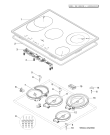 Схема №1 TEP846DOL (F053119) с изображением Керамическая поверхность для электропечи Indesit C00271042