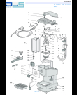 Схема №1 EC152.CD с изображением Электропитание для кофеварки (кофемашины) DELONGHI 7313280749