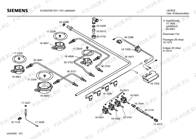 Взрыв-схема плиты (духовки) Siemens EG20253EU Siemens - Схема узла 02