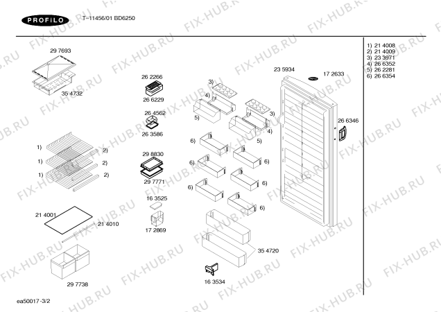 Схема №1 T-11456 с изображением Дверь для холодильника Bosch 00235934