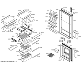 Схема №3 KDN40A63 с изображением Ремкомплект для холодильника Bosch 00614773