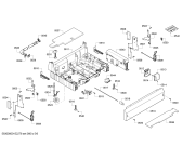 Схема №2 SHE55C05UC с изображением Корзина для посуды для электропосудомоечной машины Bosch 00248821