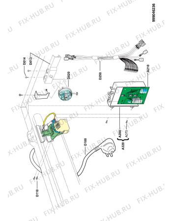 Взрыв-схема стиральной машины Whirlpool MWU106EDWG - Схема узла