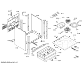 Схема №3 HLN424120V с изображением Ручка конфорки для духового шкафа Bosch 00614196
