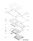 Схема №1 PCTAI 7040 NE с изображением Затычка для плиты (духовки) Whirlpool 481010838907