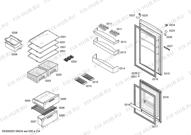 Схема №2 KGN57X00NE с изображением Изоляция для холодильника Bosch 00648022