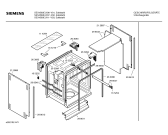 Схема №4 SE54560EU с изображением Передняя панель для посудомойки Siemens 00350275