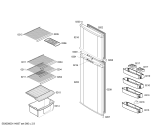 Схема №1 RSV355046N Continental с изображением Вставная полка для холодильной камеры Bosch 00441875