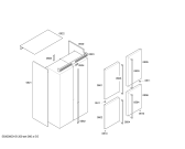 Схема №3 SOK262OG1N с изображением Дверь для холодильника Bosch 00684749