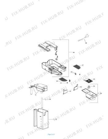 Схема №1 F 316.BK с изображением Кабель для электрокофеварки DELONGHI 7313215291