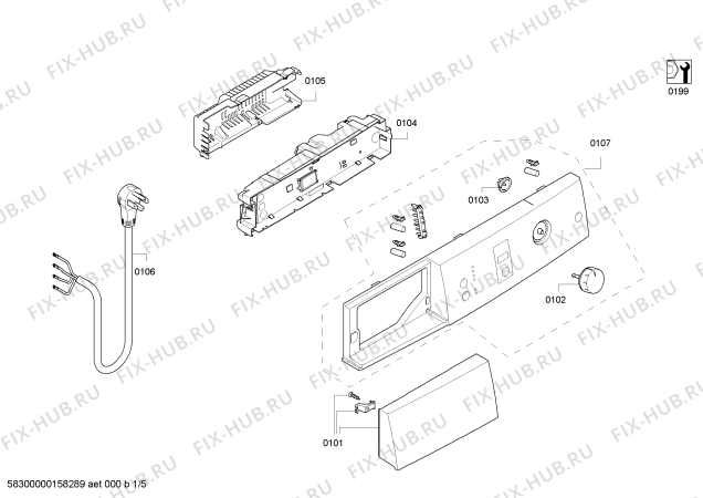 Схема №1 WTE86300US с изображением Нижняя часть корпуса для сушилки Bosch 00770029