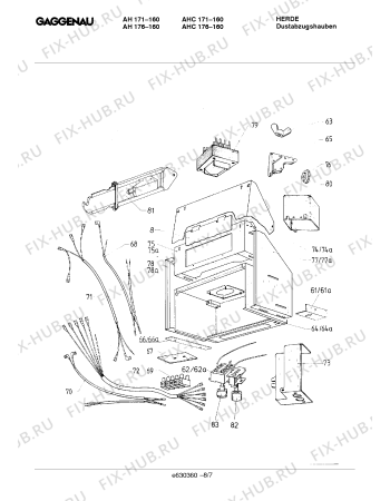 Схема №5 AH171155 с изображением Рамка для вентиляции Bosch 00292187
