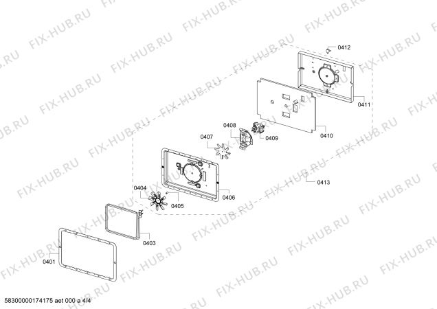 Схема №2 CN462253 с изображением Переключатель для духового шкафа Bosch 00630470