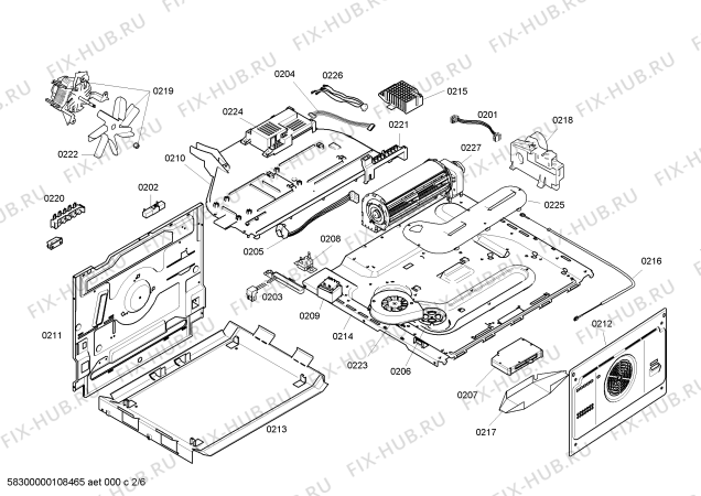 Схема №4 HEN764650 с изображением Кабель для электропечи Bosch 00492692