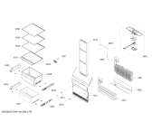 Схема №2 KA92NE02TI с изображением Полка для бутылок для холодильника Siemens 00798904