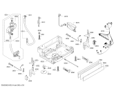 Схема №2 SMI85M22DE с изображением Передняя панель для электропосудомоечной машины Bosch 00703161