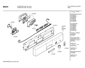 Схема №3 SGS85E02EU Exclusiv с изображением Передняя панель для электропосудомоечной машины Bosch 00438681