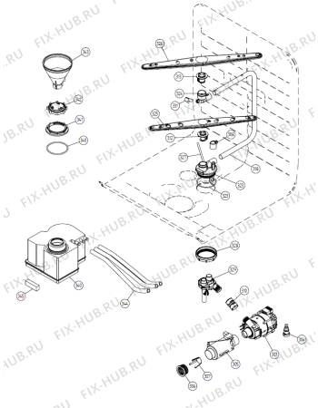 Взрыв-схема посудомоечной машины Gorenje Jubileumsdisken-07 SE   -White Bi (900001322, DW20.5) - Схема узла 03