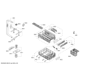Схема №3 SPU53E02SK с изображением Передняя панель для посудомойки Bosch 00707517